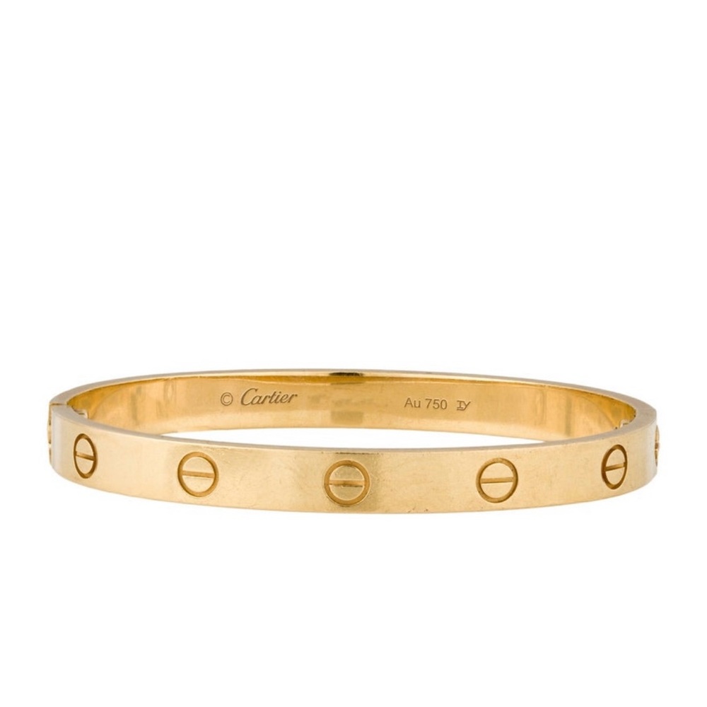 Cartier Gold Screw Motif Bracelet
